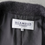 ジバンシィ ショールカラー グラデーション モヘア ジャケット コート グレー - NEWSED