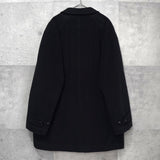 ヴァレンティノ ヴィンテージ ウール ミドルコート ブラック - NEWSED