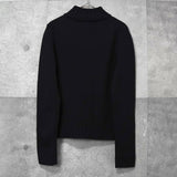 バーバリー ブルーレーベル ホースロゴ ドライバーズニット レディース ブラック - NEWSED