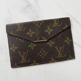 ルイヴィトン モノグラム カードケース ブラウン - NEWSED