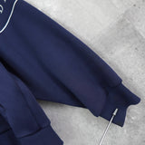 フレッドペリー トラックジャケット ロゴ刺繍 ネイビー - NEWSED