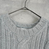 ポールスミス ケーブル編み アルパカ混紡 ニット グレー - NEWSED