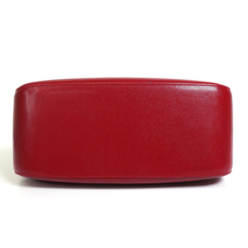 バーバリー ノバチェック ナイロンキャンバス / レザー ミニハンドバッグ ベージュ / レッド - NEWSED