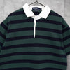 Polo Ralph Lauren 条纹短袖 Polo 衫（绿色/海军蓝）