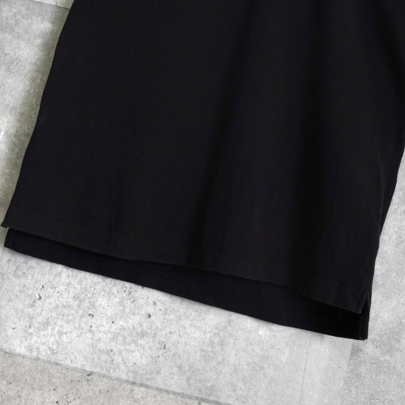 プレイ コムデギャルソン ハート ロゴ 半袖ポロシャツ ブラック - NEWSED