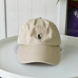 ラルフローレン ロゴ キャップ ベージュ - NEWSED