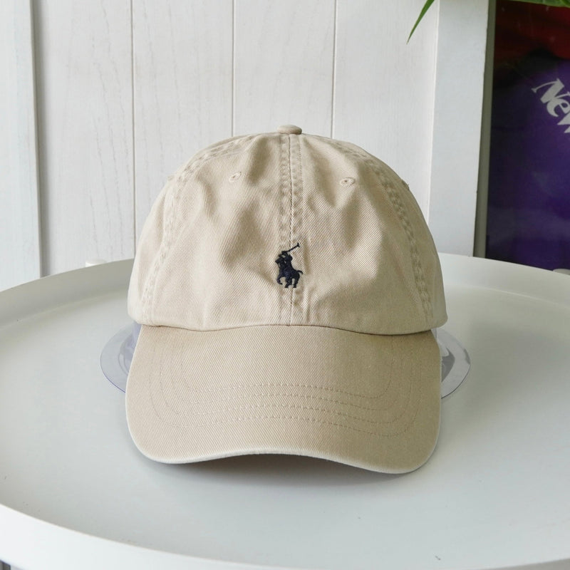 ラルフローレン ロゴ キャップ ベージュ - NEWSED