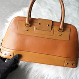 ディオール レザー ハンドバッグ 自立型 キャメル - NEWSED