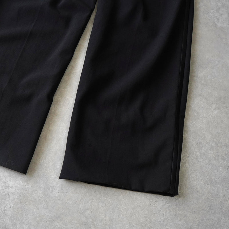 クリスチャン ディオール ヴィンテージ ツータック スラックス ブラック - NEWSED