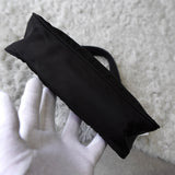 プラダ ポコノ テスート ナイロン ミニハンドバッグ アクセサリーポーチ ブラック - NEWSED