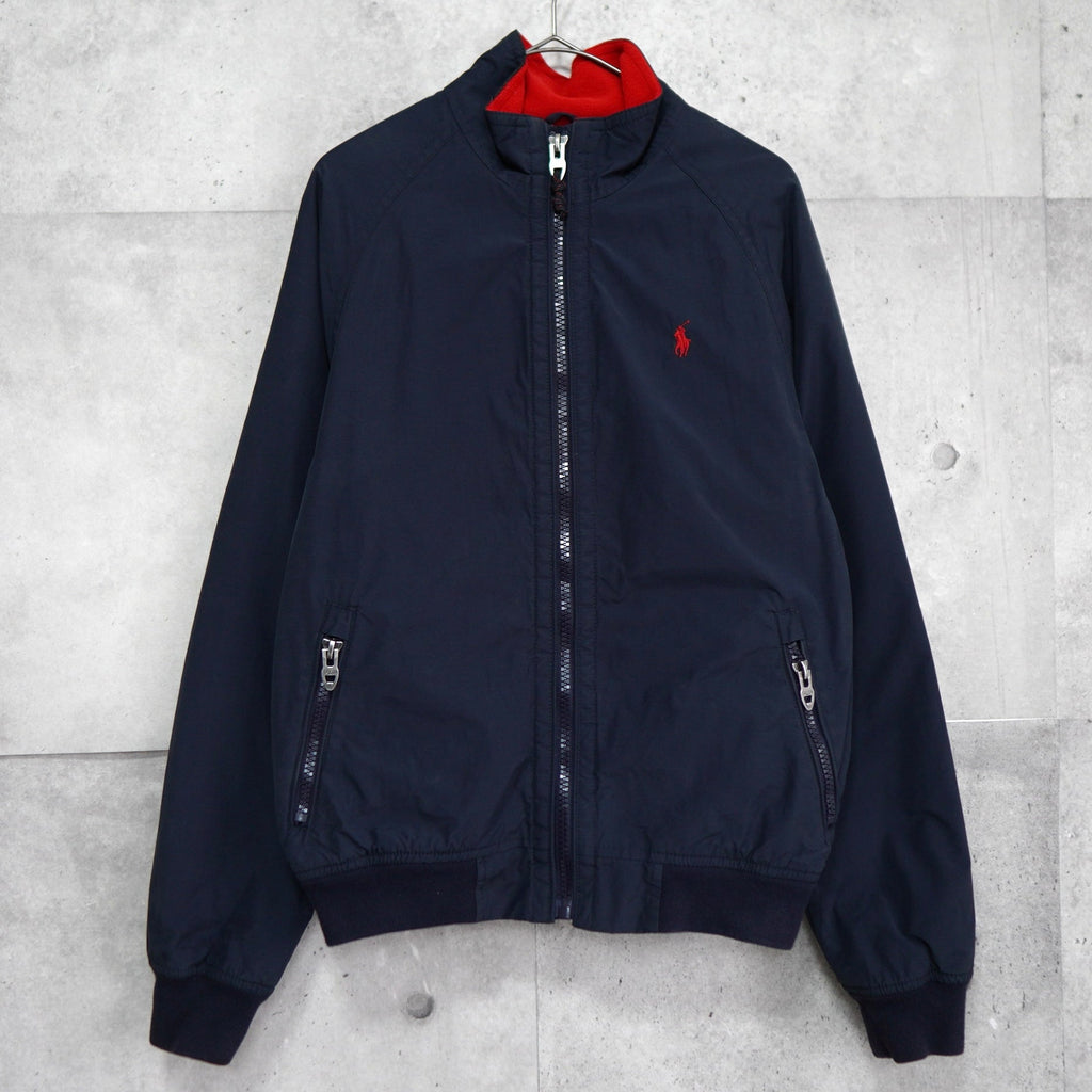 ポロ バイ ラルフローレン 中綿ジャケット ブルゾン フリース裏地 ネイビー