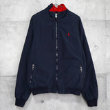 ポロ バイ ラルフローレン 中綿ジャケット ブルゾン フリース裏地 ネイビー - NEWSED