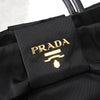 Prada Pocono Tessuto 尼龙皮革蝴蝶结手提包 黑色