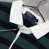 Polo Ralph Lauren 条纹短袖 Polo 衫（绿色/海军蓝）