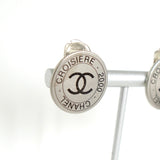 シャネル ココマーク ロゴ ラウンド イヤリング シルバー - NEWSED