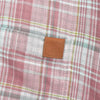 ロエベ アナグラム チェック柄 半袖シャツ ピンク