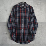 バーバリー ヴィンテージ ノバチェック 長袖シャツ ネイビー - NEWSED