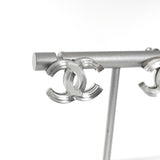 シャネル ココマーク クリア ピアス シルバー - NEWSED