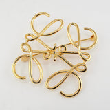 ロエベ アナグラム ゴールド ブローチ - NEWSED