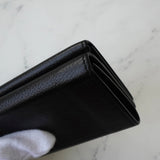 バレンシアガ エブリディ レザー 三つ折り財布 コンパクトウォレット ブラック - NEWSED