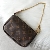 ルイ ヴィトン モノグラム ミニポシェットアクセソワール ポーチ ミニバッグ ブラウン - NEWSED