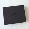 プラダ トライアングルロゴ ナイロン 三つ折り財布 ブラック 箱付き