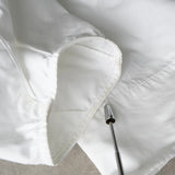 ジルサンダー マオカラー ショート丈 フレア袖 長袖シャツ ブラウス ホワイト レディース - NEWSED