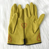 ヴィヴィアン ウエストウッド オーブ レザー口 手袋 グローブ ライム イエロー グリーン