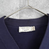 Maison Kitsune College Logo Sweatshirt Cardigan Navy