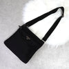 Prada Pocono Tessuto Nylon Shoulder Bag in Black
