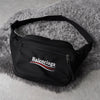 バレンシアガ ロゴ ウエストポーチ ホイールベルトパック ボディバッグ ブラック