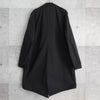 Fred Perry Zip-up Bomber Coat Long Coat Logo Embroidery Black