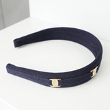 サルバトーレ フェラガモ ヴァラ リボン カチューシャ ネイビー 箱付き - NEWSED