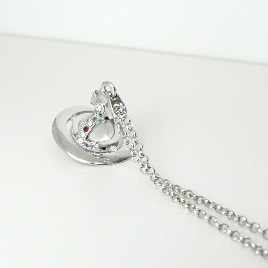 ヴィヴィアン・ウエストウッド オーブロゴ シルバー ネックレス