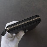 バレンシアガ ロゴ レザー ラウンドジップ 長財布 ブラック 箱付き - NEWSED