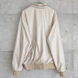 シュミーズ ラコステ ヴィンテージ フランス製 トラックジャケット ブルゾン ロゴパッチ ストライプ柄 ベージュ - NEWSED