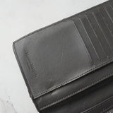 メゾン マルジェラ 四つタグ レザー ロングウォレット 長財布 グレー - NEWSED