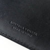 ボッテガ ヴェネタ イントレチャート レザー 二つ折り財布 ブラック
