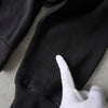 Maison Margiela 女士黑色徽标刺绣短款卫衣