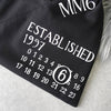MM6 Maison Margiela 日历标签日本包手提包小号黑色未使用带标签