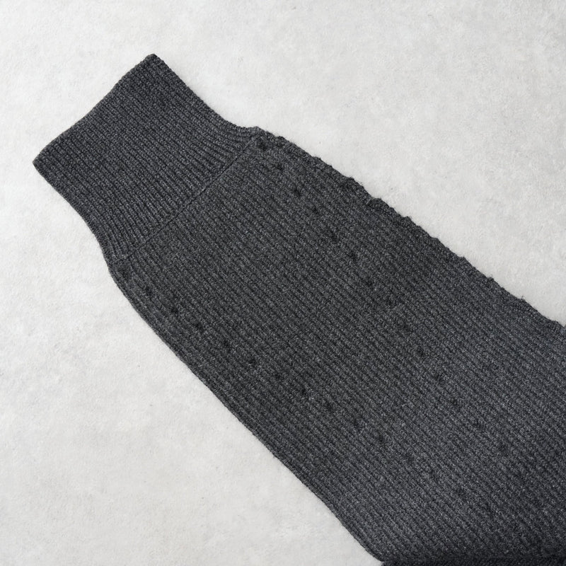 ボッテガ ヴェネタ カシミヤ ニット マフラー グレー タグ付き未使用品 - NEWSED