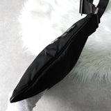 プラダ ポコノ テスートナイロン / サフィアーノレザー トライアングルロゴ ショルダーバッグ ブラック - NEWSED