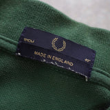 フレッドペリー ロゴ刺繍 半袖ポロシャツ グリーン - NEWSED