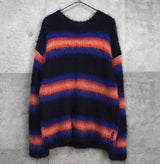 ケンゾー ボーダー柄 シャギー ニット マルチカラー - NEWSED