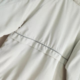 ラコステ バックロゴ ブルゾン ナイロンジャケット ロゴパッチ オフホワイト - NEWSED