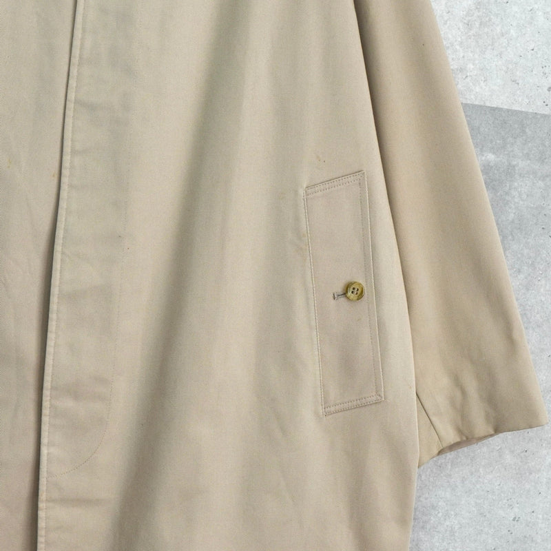 バーバリー ヴィンテージ ノバチェック裏地 ステンカラコート ベージュ - NEWSED