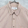 イヴ サンローラン ヴィンテージ チェック柄 半袖シャツ マルチカラー