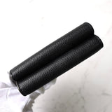 グッチ 型押しロゴ レザー 三つ折り財布 ブラック - NEWSED