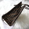 Fendi Vintage Zucca 帆布手提包，棕色