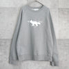 Maison Kitsune 狐狸徽标运动衫 灰色